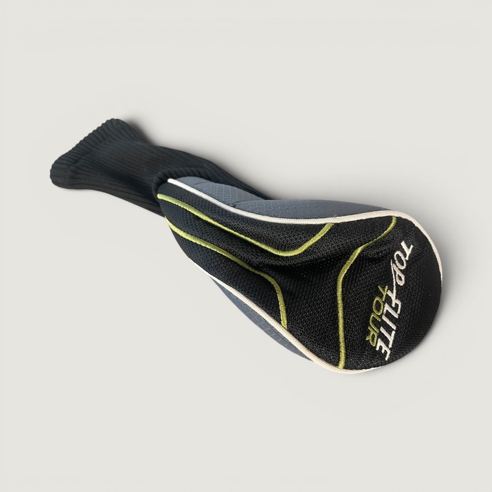 Top Flite Tour Driver Headcover Black Silver‎ Green Golf Club Cover 2011 Sock